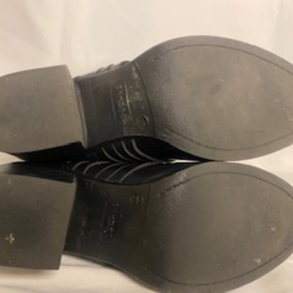 Braided top Bamboo Booties in Black - Picture 5 of 7